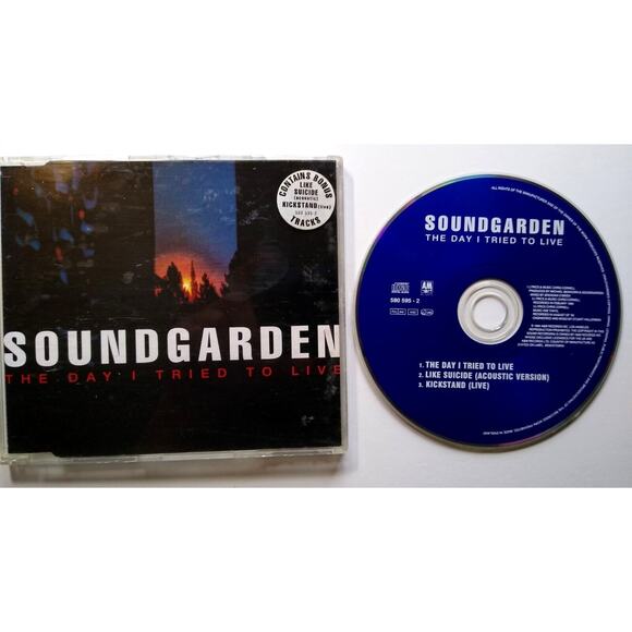 Soundgarden The Day I Tried To Live CD Single Alternative Grunge Rock UK 1994 - Picture 1 of 3
